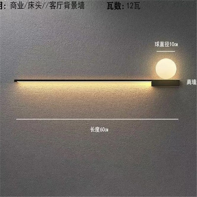 Ximeike high-end nordic style wall lamp, efficient and dimmable, 15w-20w, multi-color temperature, 20-30㎡ irradiation