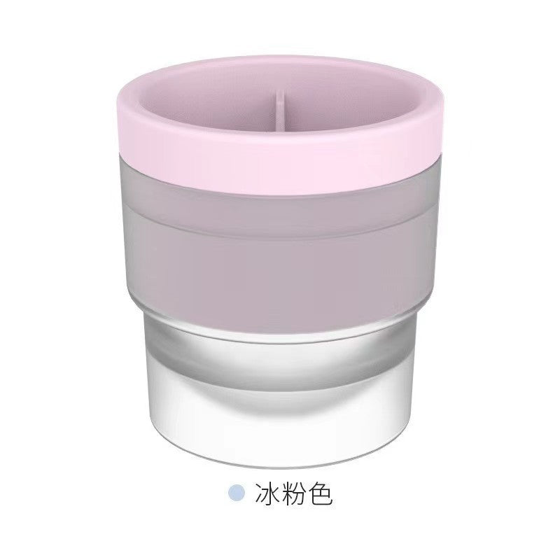 Food Grade Big Ice Hockey Ice Maker Mould Whiskey Frozen Ice Cube Model of Spherical Ice Lattice Silicone Artifact Household