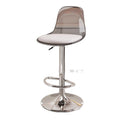 Accessible luxury scandinavian bar chair modern casual bar swivel chair for home adjustable chair front desk bar stool back chair