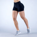 Best sellingdfyne original 28-color three-section waist pleated hip lift low-waist fitness seamless three-quarter pants yoga shorts for women