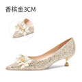 Wedding shoes for women with thick heels 2024 new arrival bridal shoes that are not tiring on the feet flats burgundy high heels xiuhe wedding dress two-wear