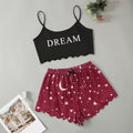 new star dream   hot-selling star cami top and shorts loungewear set