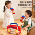 Kids' singing microphone toy karaoke speaker all-in-one for boys and girls, ages 2 and up - perfect new year's gift!