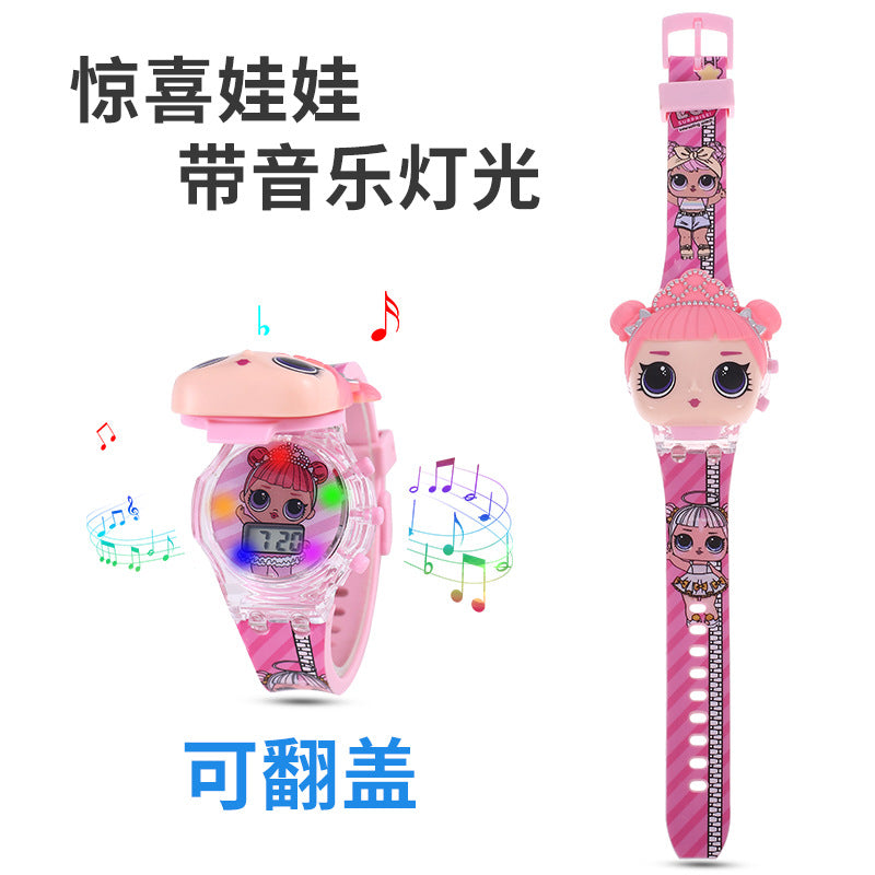 Kids' watch - cute sanrio design: cinnamoroll, kuromi - luminous, musical, cartoon electronic watch - perfect gift for girls