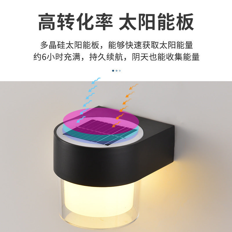 Wall lamp Outdoor waterproof lamp Modern simple villa courtyard exterior wall balcony terrace corridor aisle wall light E