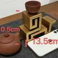2026 spring festival gala logo qiji chichen pattern auspicious blessing year of the horse pattern tea desk town office stand