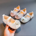 Girls' leather shoes  new princess shoes baby girl soft sole children's shoes spring and autumn single shoes pink non-slip