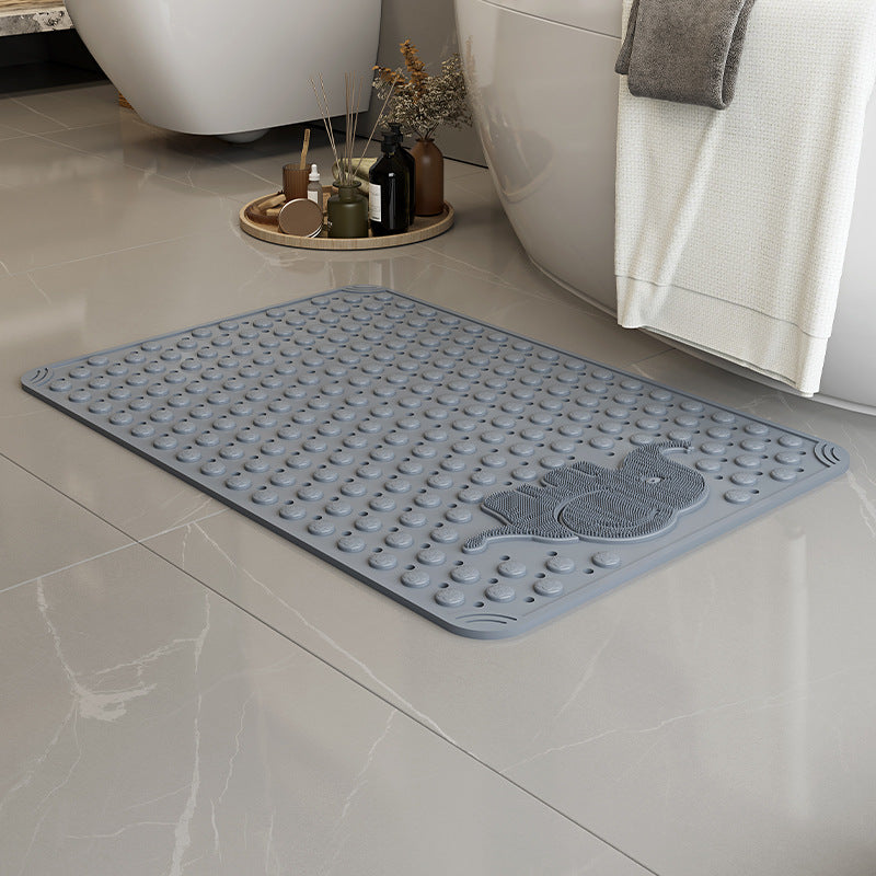 Bathroom non-slip mat, shower house children's anti-drop foot mat, bathroom bath mat, environmentally friendly PVC massage floor mat