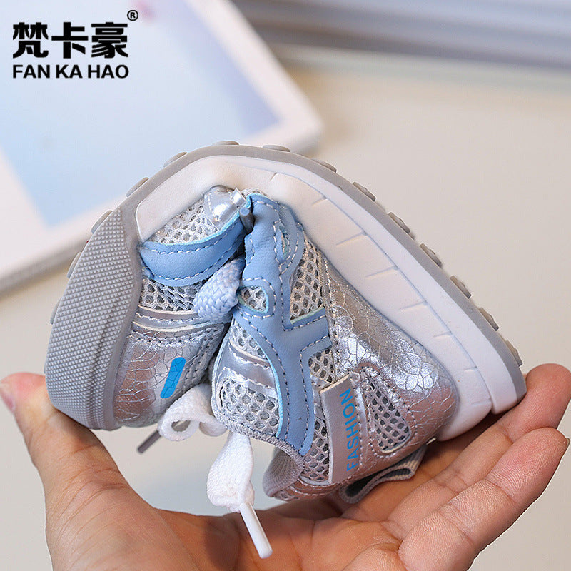 Vancahao spring & fallnew arrival boys breathable casual shoes easiest for matchwhite shoes girl non-slip soft bottom sneakers forrest gump shoes
