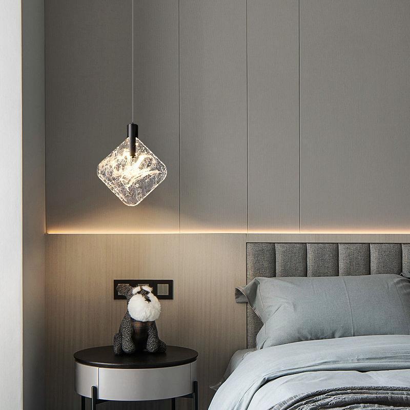 Bedside chandelier normcoreaccessible luxuryclassy crystal hanging lamp bedroom bedside small chandelier popular entrance chandelier