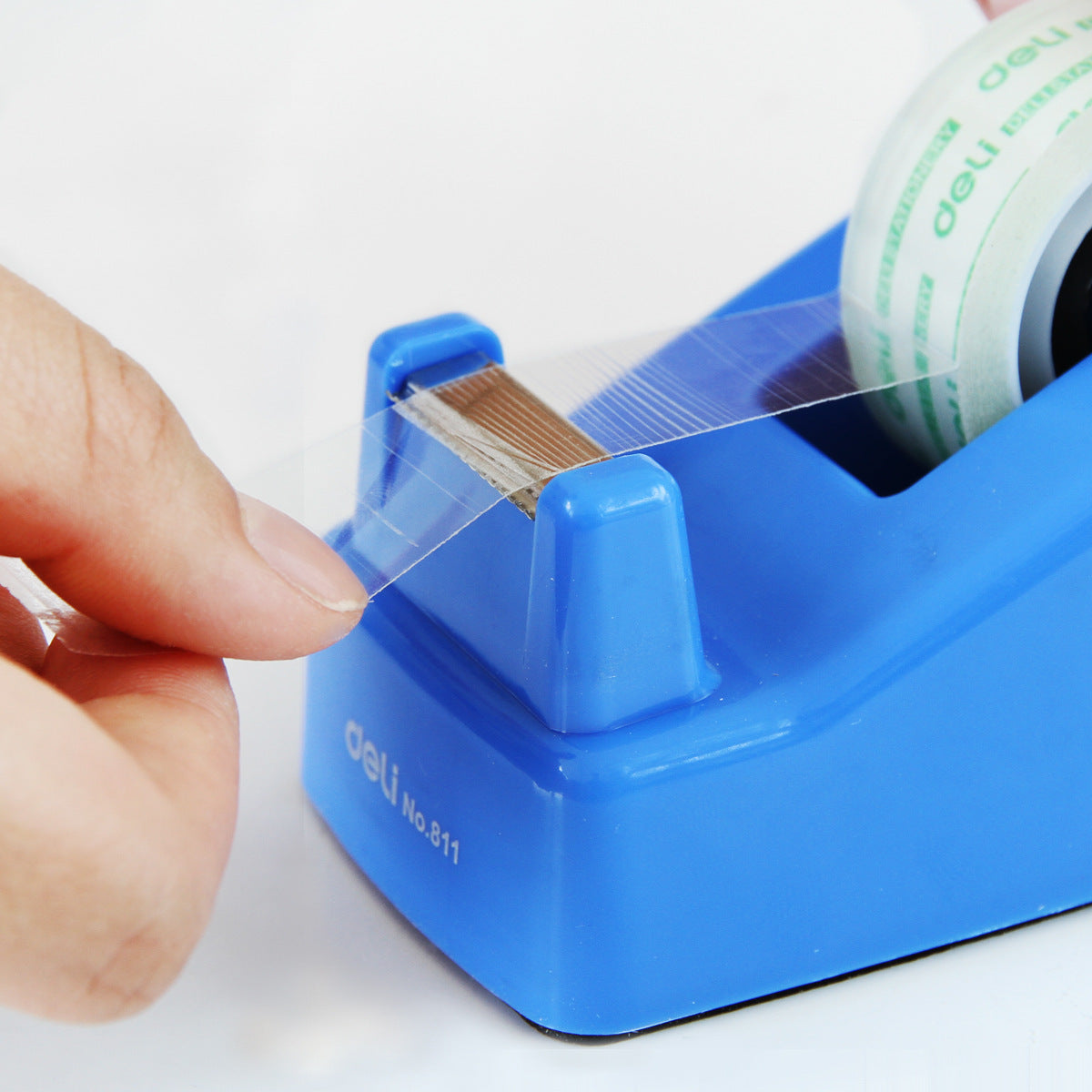 Deli 811 tape holder, Deli tape holder, suitable for width 18mm tape, tape cutter 1.8cm