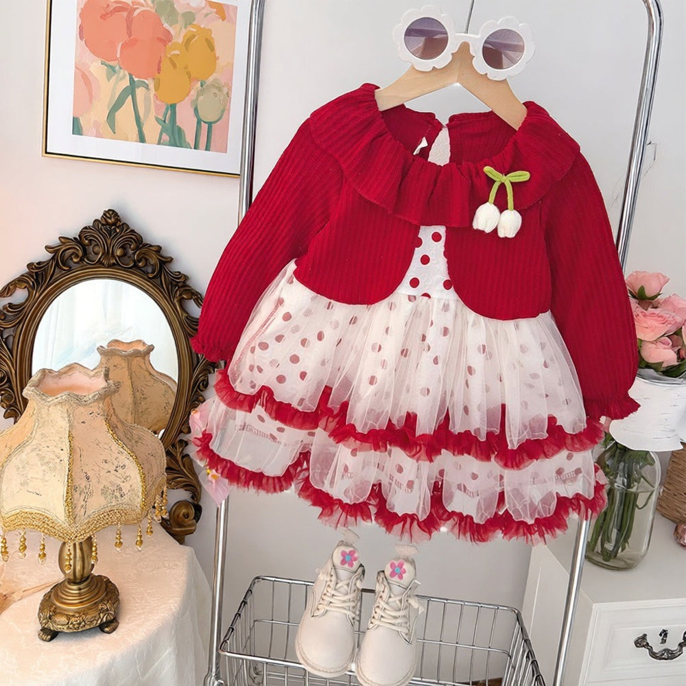 【dropshipping】new girls' dresses  spring/autumn kids' chic formal dresses baby princess skirts princess style