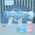 [blue semi-automatic] 9-hole bubble rocket hammer [without battery] bag