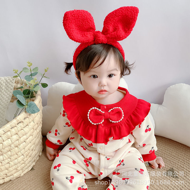 Spring & fall newborn full month infant cute princess style jumpsuit baby girl fashionable super trendy haki outing clothes