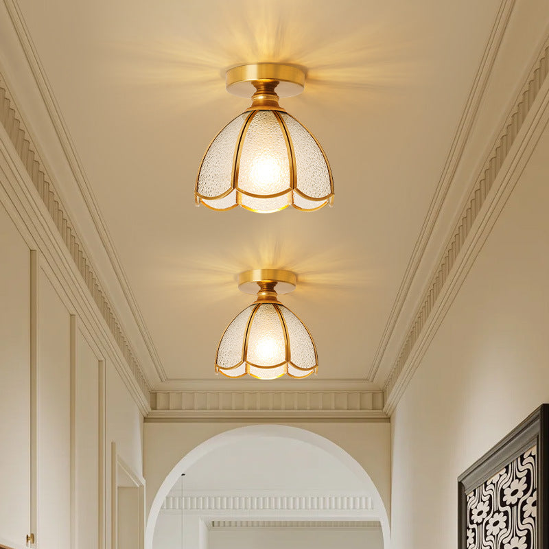 Huiyuan Entrance Light Aisle Light Luxury Retro Corridor Ceiling Light Home Light Medieval Balcony Lighting E