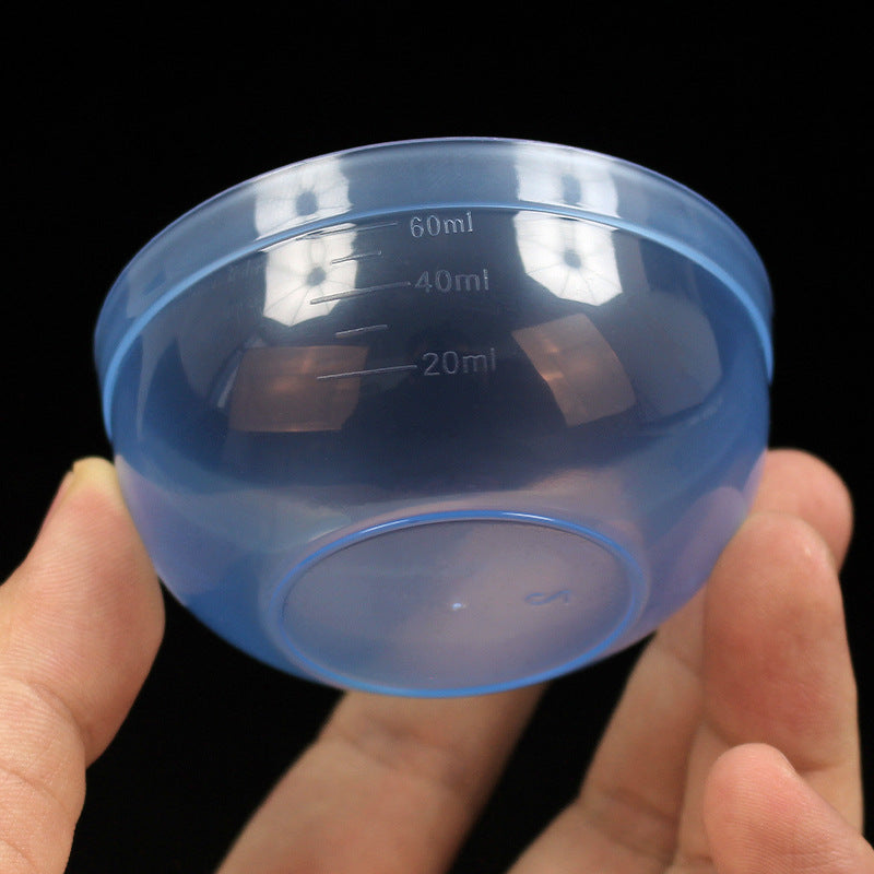 Beauty salon no. 2 mask bowl 2# diameter 72mm mask mixing bowl with scale diy plastic bowl mask tool spa small bowl