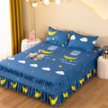 Korean style bed skirt bedspread single piece princess style bed skirt bed cover fitted sheet no pilling no shrinkage casual double 1.8m