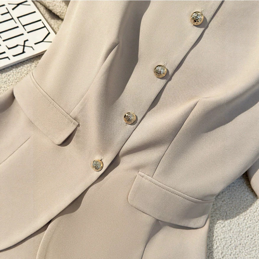 Vest round neck waistcoat apricot fragrance suit silm vest eleganttops sleeveless shortoutwear