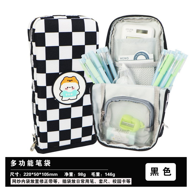 Special clearance stationery bag, primary school student stationery box, large-capacity pencil case, decompression cute cartoon children's pencil bag