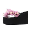 2026 spring new arrival: 11cm extra thick heel flip-flops - women's fashionable outdoor wear, versatile, non-slip beach sandals & slippers for summer