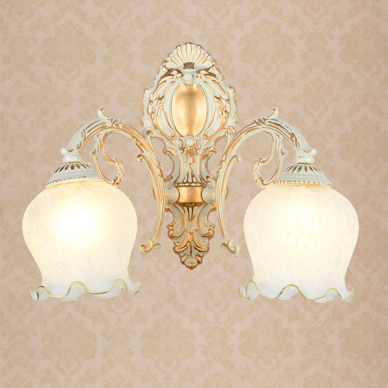 European style led wall lamp - bedroom bedside sconce - wall sconce - kids' room light - american retro ambient lighting fixture