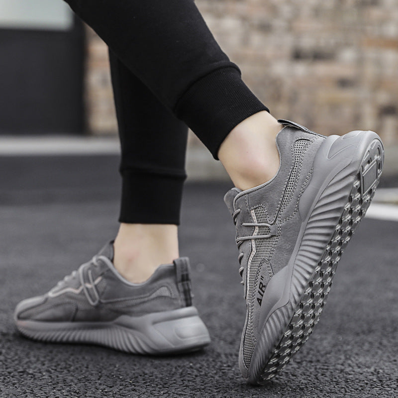 Men's shoes 2025 new winter breathable anti-odor mesh athletic casual work non-slip lightweight soft sole safety trendy shoes