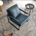 Italian industrial style loft leather sofa chair retro scandinavian back balcony bedroom tiger chair