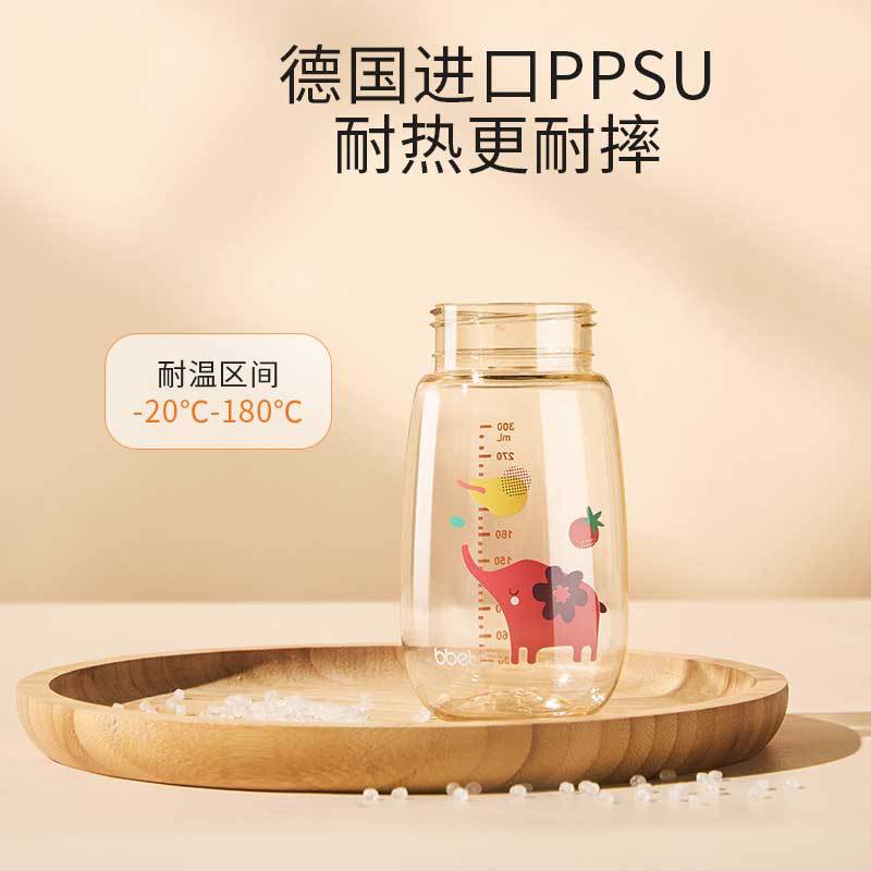 Ppsu baby bottles for toddlers: drop-resistant, anti-choke, sippy cup for ages 1-3+