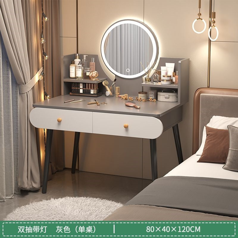 Vanity table bedroom simple modern small makeup cabinet all-in-one small apartment new arrival makeup table makeup table