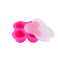4-hole silicone baby kids food supplement box sealed crisper box ice grids ice cream fruit ice mold baking cake pan