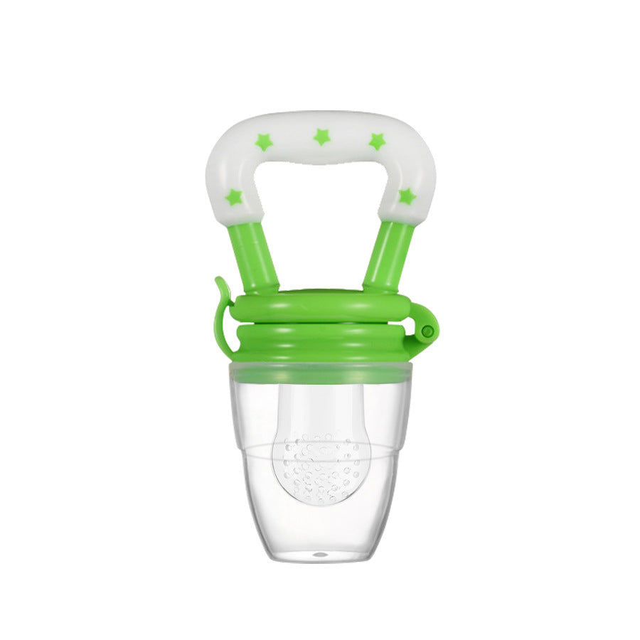 Directly from the manufacturer, baby fruit and vegetable music, fruit complementary food bite music, silicone mesh bag baby feeding tableware