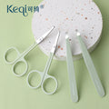 Wholesale eyebrow shaping kit - beauty tools, scissors (straight & slant tip), tweezers, eyebrow scissors, nose hair trimmer, eyebrow razor - hot selling