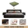 Puff bed + 5d lavender latex mattress combination