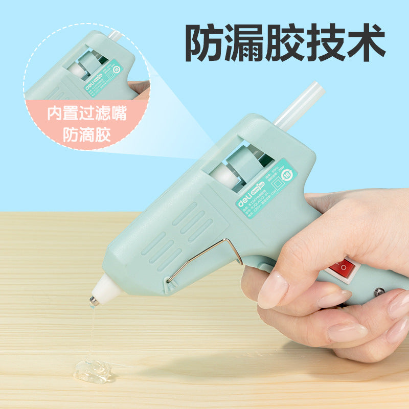 Deli hot melt glue gun DIY household hot melt glue grab kindergarten handmade hot melt gun hot melt stick glue 7mm wholesale
