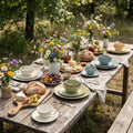 Vintage irregular high-end bowls, plates, and dishes - restaurant, hotel, and home tableware - unique dinnerware for serving dishes, desserts, rice bowls, and plating
