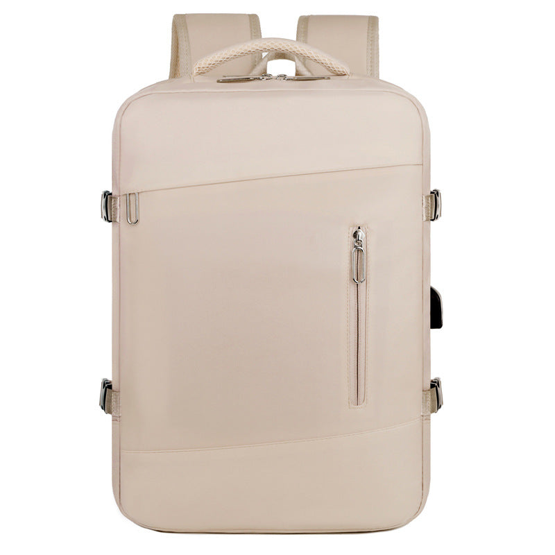 New multi-functional backpack, simple and fashionable expandable backpack, wear-resistant, water-proof and large-capacity for business travel