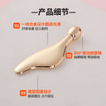 Metal eye roller ball teardrop shaped massage stick eye cream stick single ball lifting facial massage gift box facial beauty stick