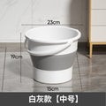 Collapsible water bucket - outdoor fishing bucket, available in small and large sizes, car travel, car wash bucket, portable thickened handheld plastic bucket for home use