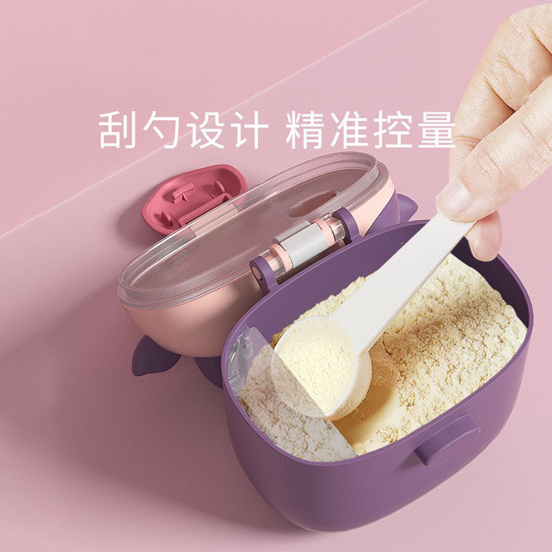 Baby milk powder box Portable out Large capacity baby rice noodle box Milk powder sub-packaging box Sealed storage tank Moisture-proof