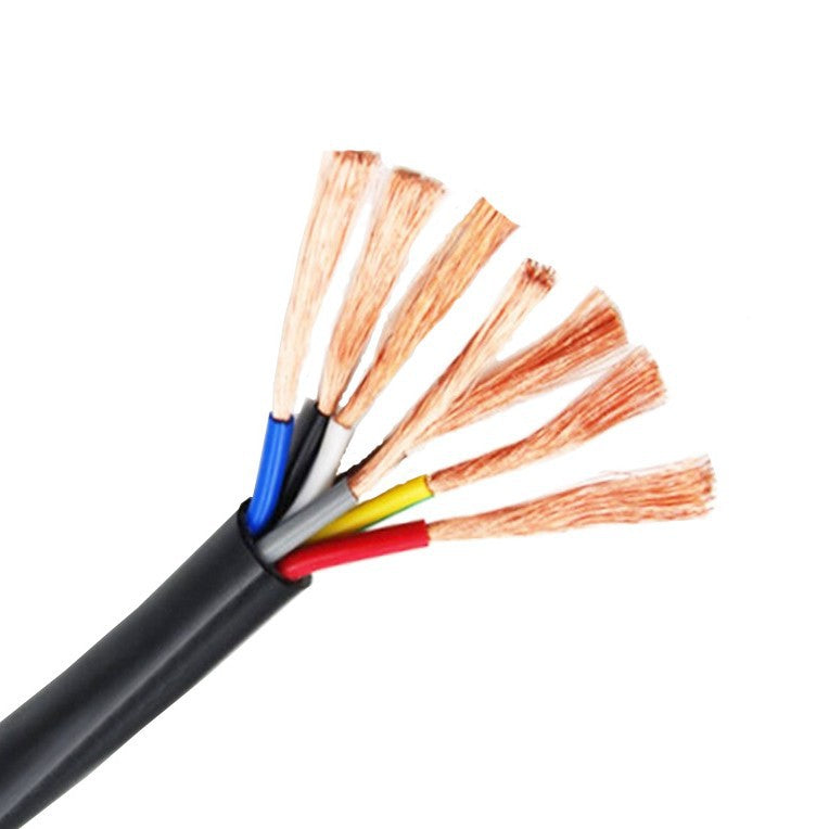 RVV7 core national standard sheathed cable 0.5 0.75 1.0 1.5 2.5 multi-strand copper core flexible cable control cable