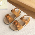 Summer toddler shoes for 1-7 year olds: soft-soled, hollow-out, floral princess sandals - wholesale breathable kids' shoes