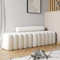 Nordic popular cloakroom bedside fabric sofa bench artistic entryway shoe changing stool creative bed end bench for home use