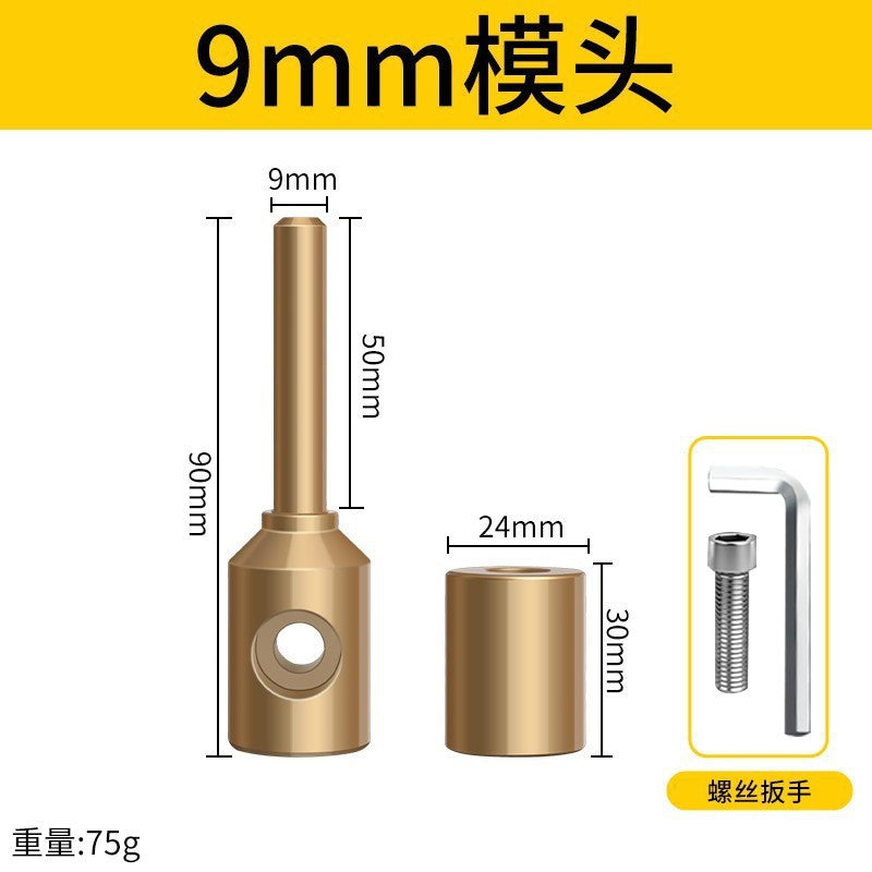 Ppr pipe repair tool pe leak repair handy gadget hole repair hot melter welding head pert repair glue stick