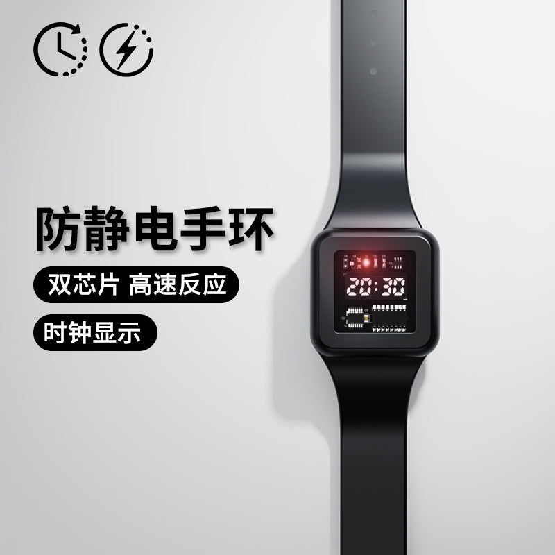 Anti-static smart bracelet - esd eliminator, static cling remover, anti-static device for men and women - winter edition