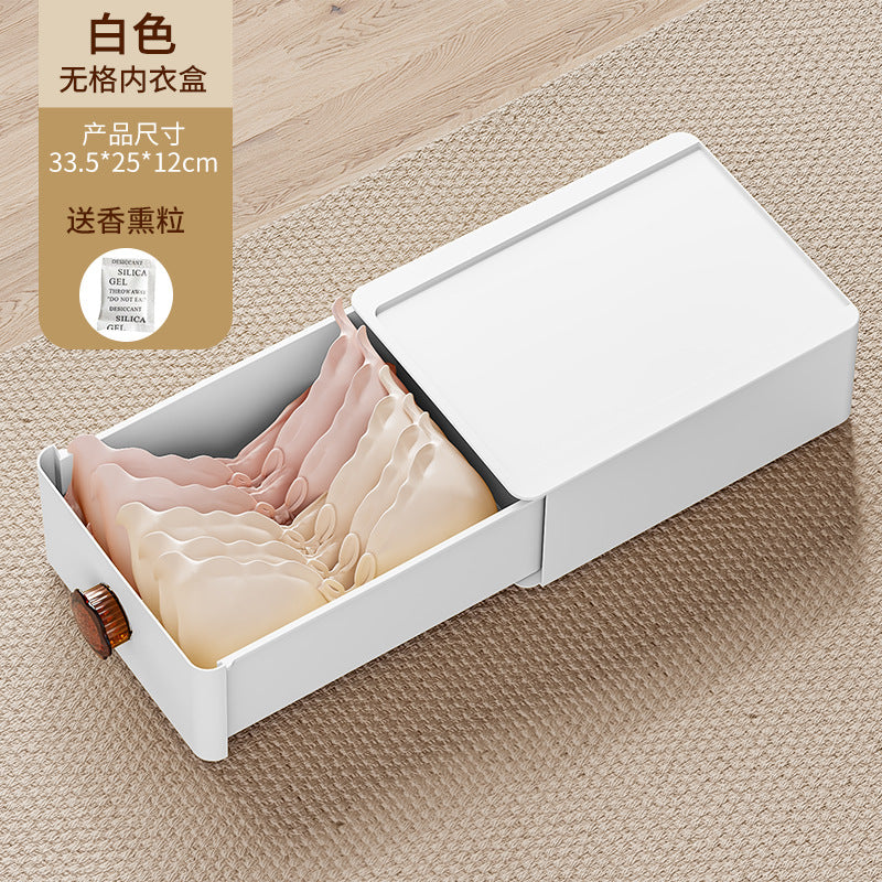 Order aromatherapy underwear storage box, underwear, underwear, socks finishing box, close-fitting clothing grid three-in-one storage artifact