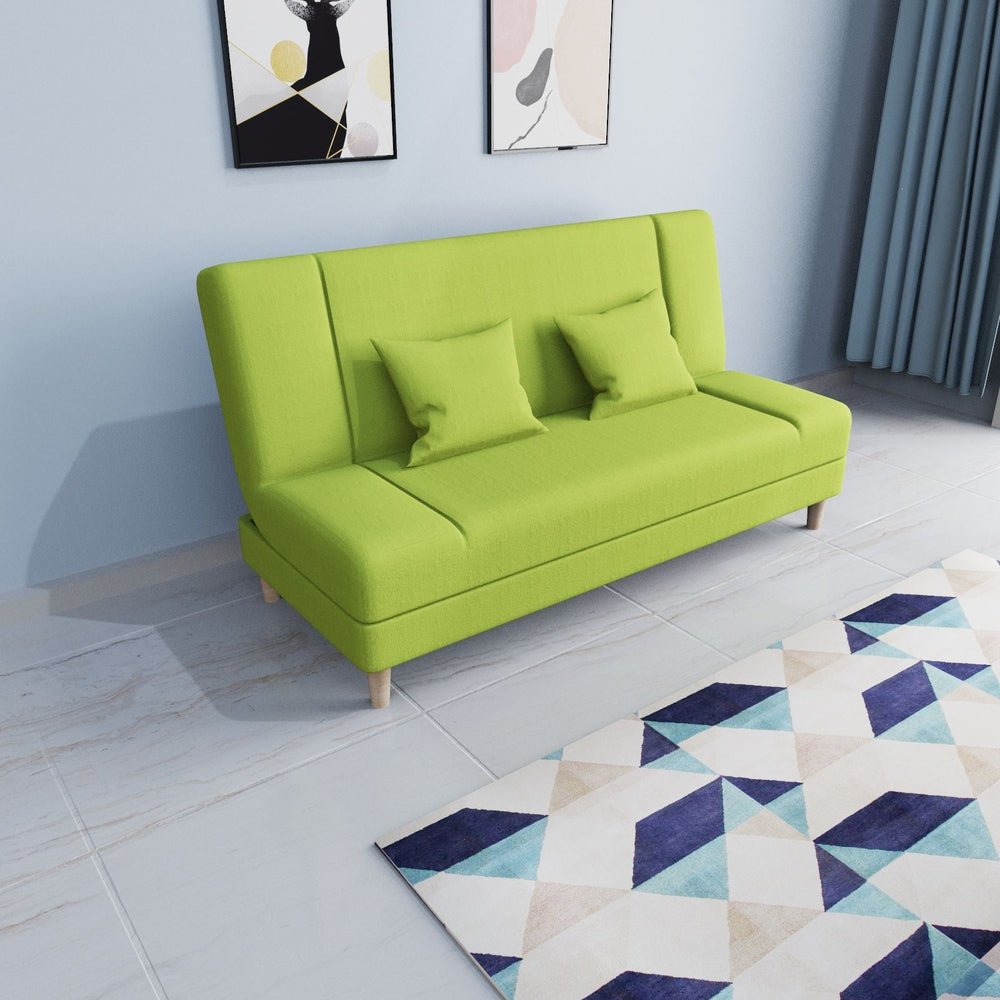 Multifunctional sofa bed - convertible fabric sofa, easy-to-assemble single sofa bed for living rooms, rental properties, and small apartments
