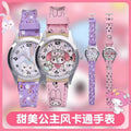 Kuromi watch girls kids toys 3 years old kindergarten baby melody cartoon digital watch jade gui dog