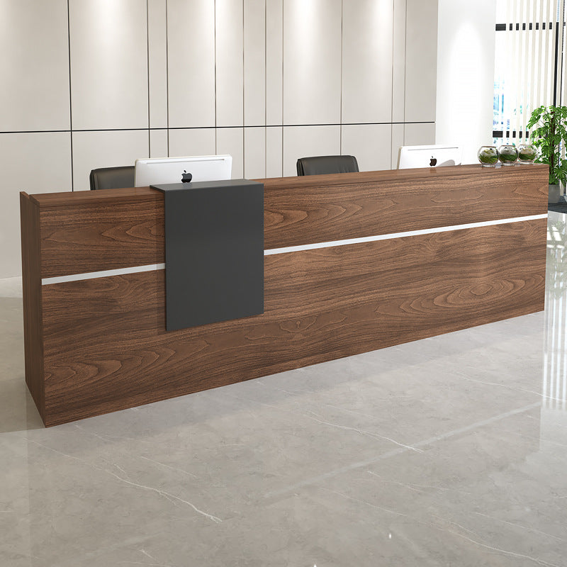 Front desk desk, light luxury real estate, kindergarten reception desk, bar, simple modern office desk, high-end sense