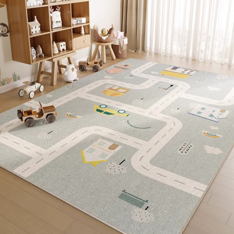 Carpet living room kids room layout reading area parking lot early education center floor mat climbing mat bedroom study mat