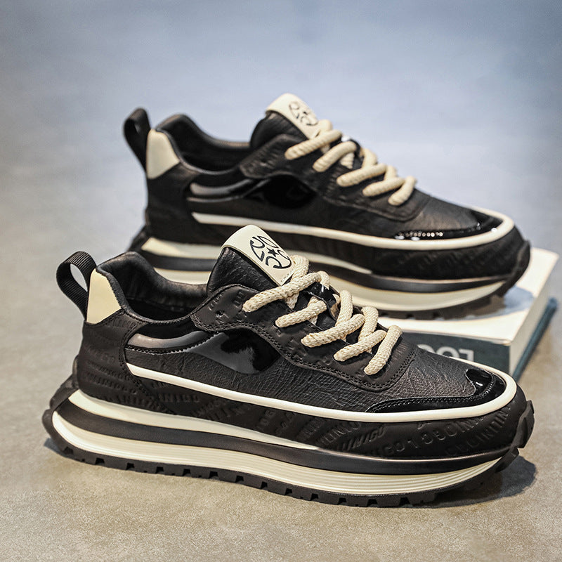 Douyin kuaishou live broadcast spring men's shoes breathable sports casual dad shoes men's trendy k-style shoes forrest gump shoes